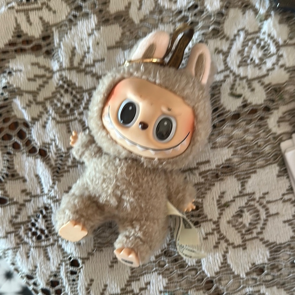 Plush Dog Toy with Bunny Ears
